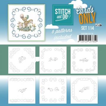 Stitch and Do Cards only 114 en 6 verschillende oplegkaartje beschikbaar voor biedingen