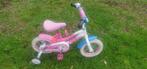 12" Roze Volare kinderfietsje met zijwieletjes, Ophalen, Gebruikt, Minder dan 16 inch