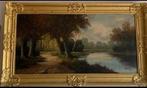 Olieverf schilderij op doek van A Sleeswijk, Ophalen