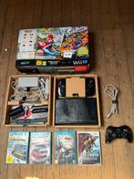 Wii U in doos met Pro controller en 4 games, Spelcomputers en Games, Spelcomputers | Nintendo Wii U, Ophalen, Gebruikt, Met 1 controller