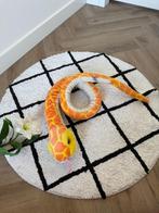 Heel goed geel oranje slang knuffel 150cm Nature Planet dier, Ophalen of Verzenden, Gebruikt, Overige typen