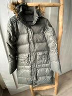 Winterjas dames met bontkraag maat M, Kleding | Dames, Gedragen, Grijs, Maat 38/40 (M), Ophalen of Verzenden