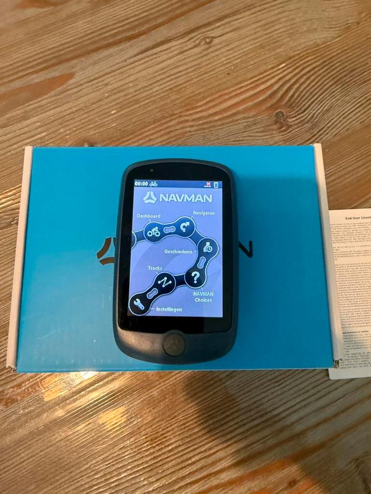 NAVMAN BIKE 1000 Fietsnavigatie, Fietsen en Brommers, Fietsaccessoires | Fietscomputers, Zo goed als nieuw, Draadloos, GPS, Snelheidssensor