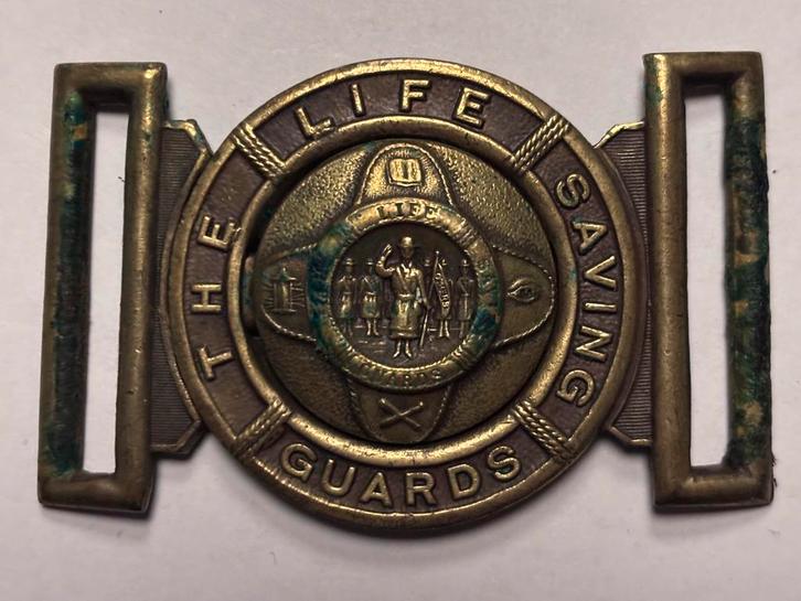 The Life Saving Guards medaille UK ca. 1930 zeldzaam, Verzamelen, Scouting, Zo goed als nieuw, Embleem, Speld of Insigne, Ophalen of Verzenden