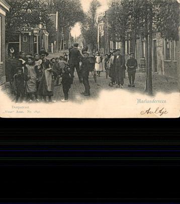Aarlanderveen Dorpstraat VIVAT No. 2842 st 1910 TOPKAART beschikbaar voor biedingen
