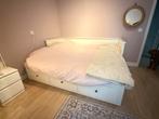 IKEA Hemnes Bedbank, Huis en Inrichting, Slaapkamer | Bedden, Ophalen, Eenpersoons, Wit, 80 cm