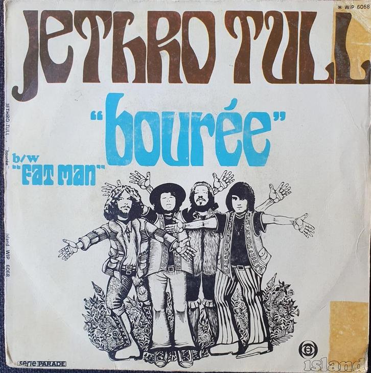 Jethro Tull - Bouree, Cd's en Dvd's, Vinyl Singles, Gebruikt, Single, Pop, 7 inch, Verzenden