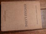 SYNTAXIS a. kraak + Handbuch der SYNTAX+ Syntaxe Latine, Ophalen of Verzenden, Gelezen, Geesteswetenschap