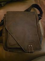 Mooie leren crossovertas van Arrigo, Overige merken, Bruin, Ophalen of Verzenden, Zo goed als nieuw