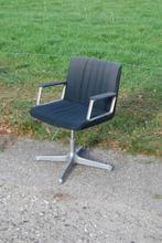 Aldo Borsani P125 Mid Century Desk Armchair for Tecno, Ophalen, Gebruikt, Zwart, Tecno