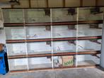 nette vogelhokken in delen te vervoeren en los te koop, Ophalen, Gebruikt, Overige materialen, Vogelkooi