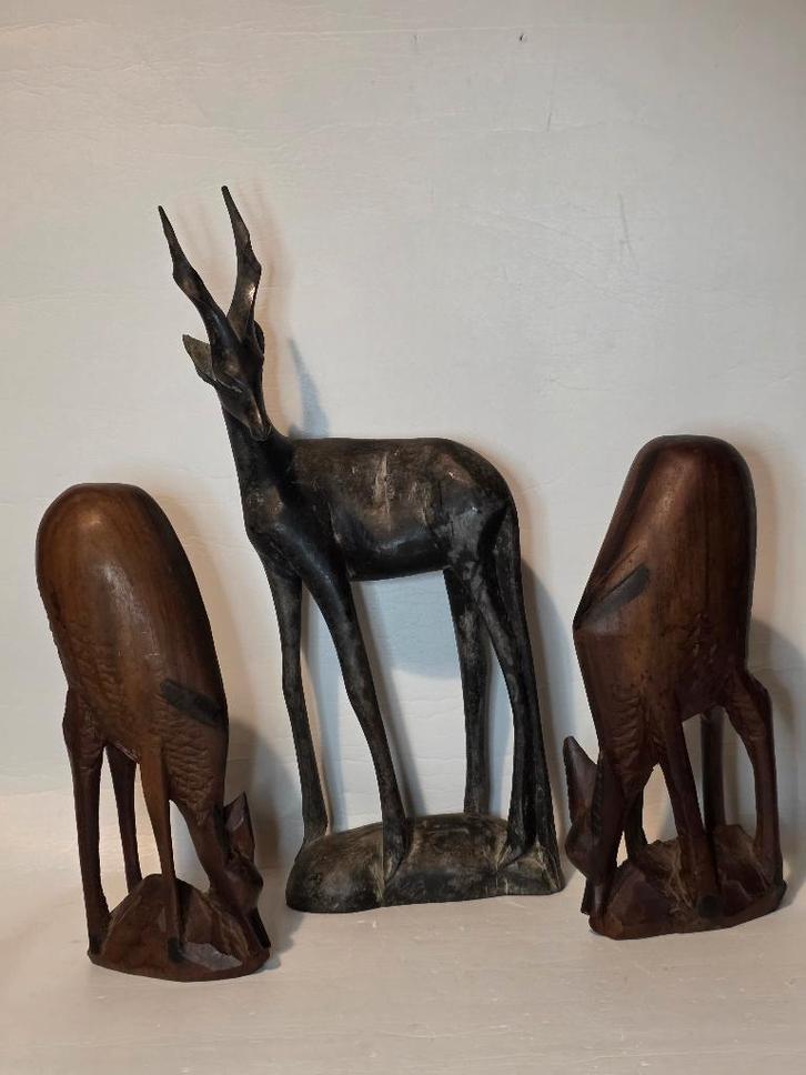 Hert beeldjes - 47cm, Verzamelen, Beelden en Beeldjes, Gebruikt, Dier, Ophalen of Verzenden