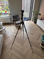 Manfrotto lichtgewicht statief, Zo goed als nieuw, 150 tot 175 cm, Met balhoofd, Ophalen of Verzenden