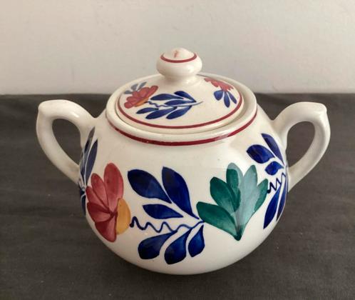 SCM suikerpotje decor Boerenbont nummer 4, Antiek en Kunst, Antiek | Servies los, Ophalen of Verzenden