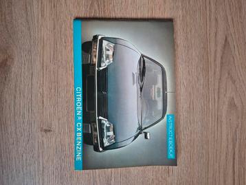 Instructieboekje Citroën CX beschikbaar voor biedingen