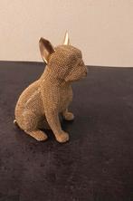 Bulldog goud zittend, Ophalen of Verzenden, Nieuw, Dier