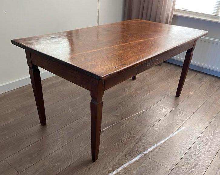 Spaanse houte kloostertafel klooster tafel hout., Antiek en Kunst, Antiek | Meubels | Tafels, Ophalen