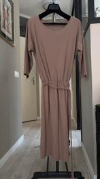 Mocha mid-long dress, Verzenden, Zwart, Maat 42/44 (L), Nieuw