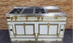 🔥Luxe La Cornue Chateau Fornuis 150cm crème + messing, Witgoed en Apparatuur, Fornuizen, Niet ingevuld, 60 cm of meer, Niet ingevuld