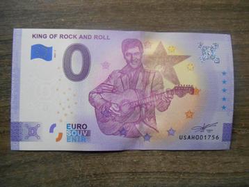 0 eurobiljet Elvis Presley King of Rock and Roll beschikbaar voor biedingen