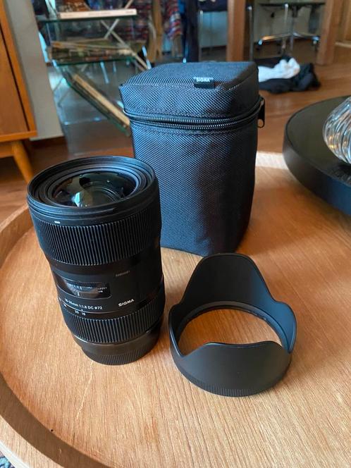 Sigma 18-35mm 1.8 canon lens, Audio, Tv en Foto, Fotografie | Lenzen en Objectieven, Zo goed als nieuw, Ophalen of Verzenden