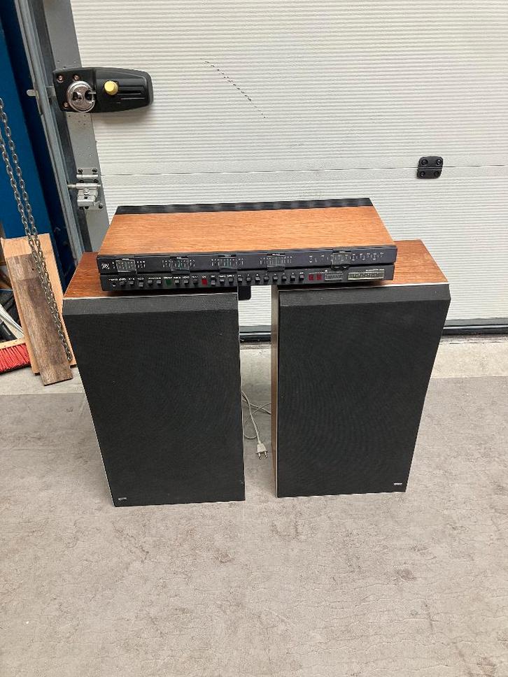 B&O Beomaster 4000 en Beovox M70 met doos en papieren, Audio, Tv en Foto, Stereo-sets, Gebruikt, Tuner of Radio, Speakers, Bang & Olufsen