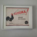 vintage ingelijste reclame Clysma cigaretten jaren 30 retro, Ophalen of Verzenden, Huis en Inrichting