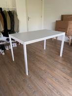 IKEA Melltorp witte tafel, 50 tot 100 cm, 100 tot 150 cm, Rechthoekig, Zo goed als nieuw