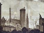 Wereldtentoonstelling Parijs 1937 - Grote originele prent, Gebruikt, Verzenden, Voor 1940, Prent