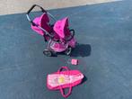 Roze Speelgoed Kinderwagen Duowagen, Ophalen, Gebruikt, Overige merken, Duowagen