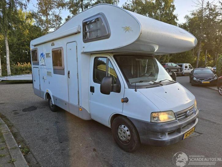 Fiat Camper Knaus Sun Traveller 2.8 JTD (bj 2003), Caravans en Kamperen, Campers, Bedrijf, Fiat, Diesel, Handgeschakeld, Airconditioning