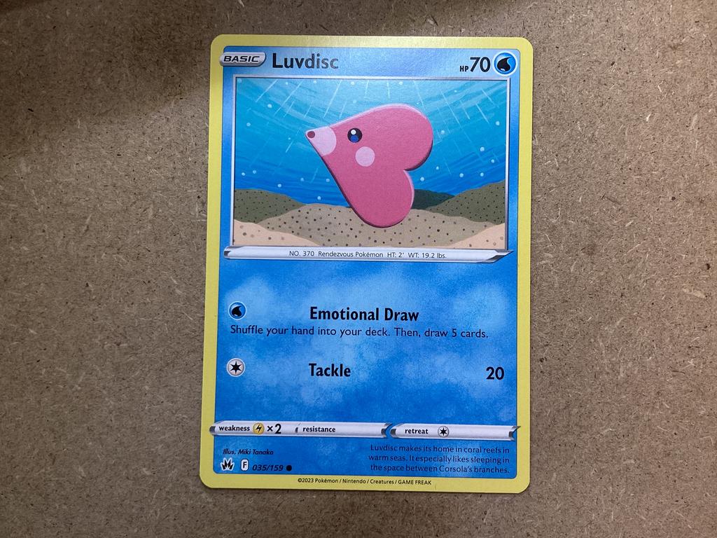 1x Luvdisc [CRZ 035/159] (Near Mint), Ophalen of Verzenden, Zo goed als nieuw, Losse kaart