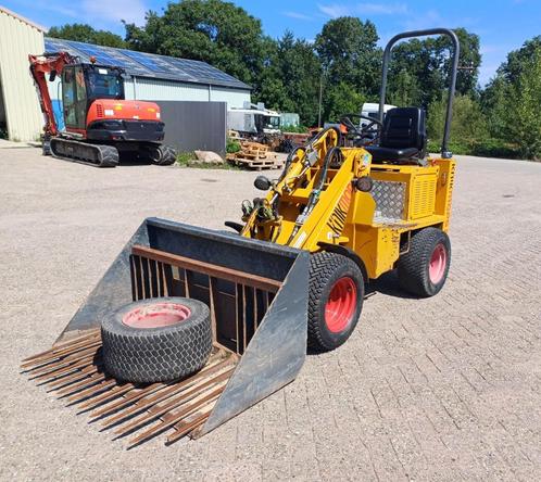 Knikmops 90 bj: 2011 wiellader, Zakelijke goederen, Machines en Bouw | Kranen en Graafmachines, Wiellader of Shovel, Ophalen
