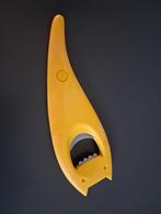 Alessi Bieropener - Geel flesopener diabolix gebruikssporen, Overige materialen, Gebruikt, Geel, Ophalen of Verzenden