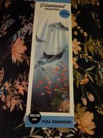 Bijna gratis nieuwe Diamond painting dolfijnen  20 bij 20 cm, Ophalen of Verzenden, Nieuw