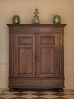Antieke eikenhouten kast ca. 1850, Antiek en Kunst, Ophalen