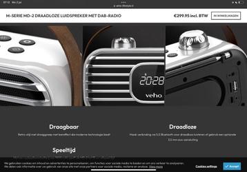 Dab+ draadloze radio Veho md2 nieuw beschikbaar voor biedingen