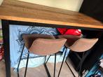 Leuke bartafel met 2 krukken, Huis en Inrichting, Tafels | Statafels, Ophalen, Gebruikt