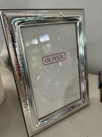 925 zilveren fotolijst houten achterkant, Ophalen of Verzenden, Zilver