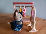 Sylvanian families vintage kledingrek/kat/mode, Ophalen of Verzenden, Gebruikt