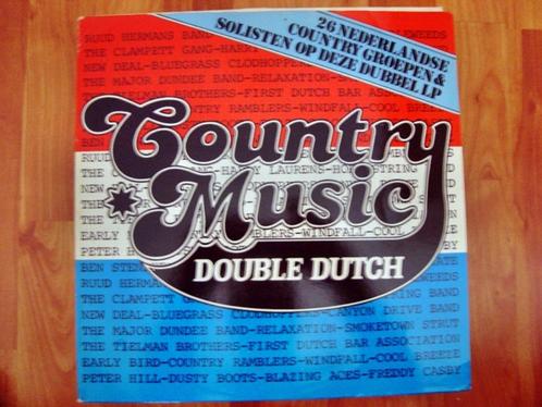 LP*COUNTRY MUSIC DOUBLE DUTCH (2 LP) (1980), Cd's en Dvd's, Vinyl | Country en Western, Gebruikt, 12 inch, Ophalen of Verzenden