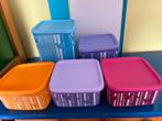 070 Nieuwe set Tupperware Mickey Mouse boxen 5 stuks, Huis en Inrichting, Keuken | Tupperware, Verzenden, Nieuw, Blauw, Bus of Trommel