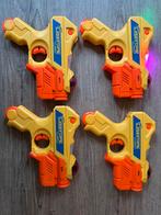 Nerf lasergame set met 4 guns, Ophalen of Verzenden, Zo goed als nieuw