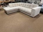 Hoek/loungebank Beige stof 272x215 Direct/Leverbaar E-7292, Huis en Inrichting, 250 tot 300 cm, Nieuw, Ophalen of Verzenden, Mwonenenslapen