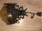 Koperen Hanglamp, Ophalen, Gebruikt, Glas, Minder dan 50 cm