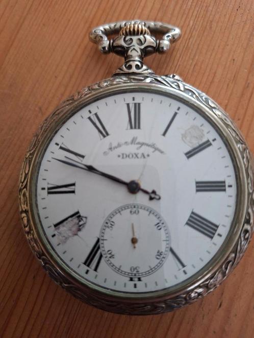groot Doxa horse concours zakhorloge, Sieraden, Tassen en Uiterlijk, Horloges | Antiek, Overige merken, Staal, Verzenden