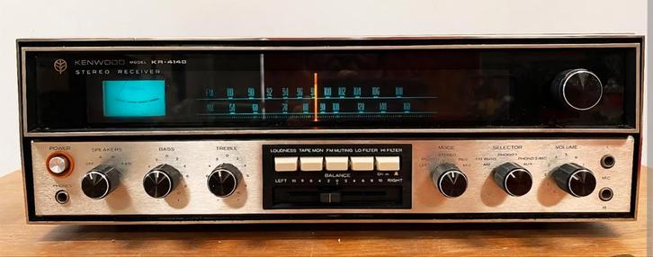 Kenwood reciever KR-4140 70s 2 x 40 grote servicebeurt gehad, Audio, Tv en Foto, Versterkers en Receivers, Gebruikt, Overige merken