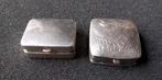 2 Sterlingzilveren pillboxes .925 zilver, Ophalen of Verzenden, Zilver