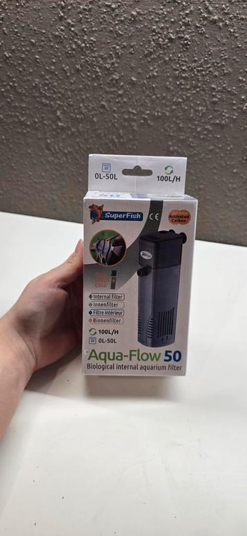 Super Fish - Aqua-flow 50 - Internal filter - Dual action  beschikbaar voor biedingen