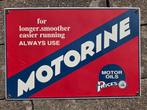 Emaille reclamebord motorine 30x20 cm, Verzamelen, Ophalen of Verzenden, Zo goed als nieuw, Reclamebord